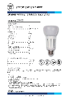 LED電球 Westinghouse 15 Watt Omni-Directional Dimmable LED Light Bulb 0305300 仕様書