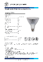 LED電球 Westinghouse 16 Watt PAR38 Reflector Dimmable LED Light Bulb 0301400 仕様書