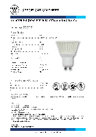 LED電球 Westinghouse 6.8 Watt (Replaces 35 Watt) MR Dimmable LED Light Bulb 3303200 仕様書