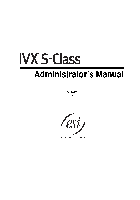 子機 Westell Technologies IVX S-Class ユーザマニュアル