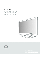 オンラインで読む 薄型テレビ Grundig LCD TV 40 VLE 7130 BF ユーザマニュアル