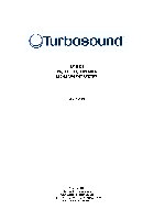 ポータブルスピーカー Turbosound LMS-D4 ユーザマニュアル