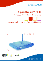 ネットワークルーター Technicolor SPEED TOUCH 580 ユーザマニュアル